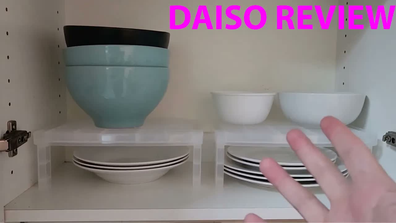 Maximize Kitchen Space: Daiso Attachable Plate Rack Review | Lazy ...